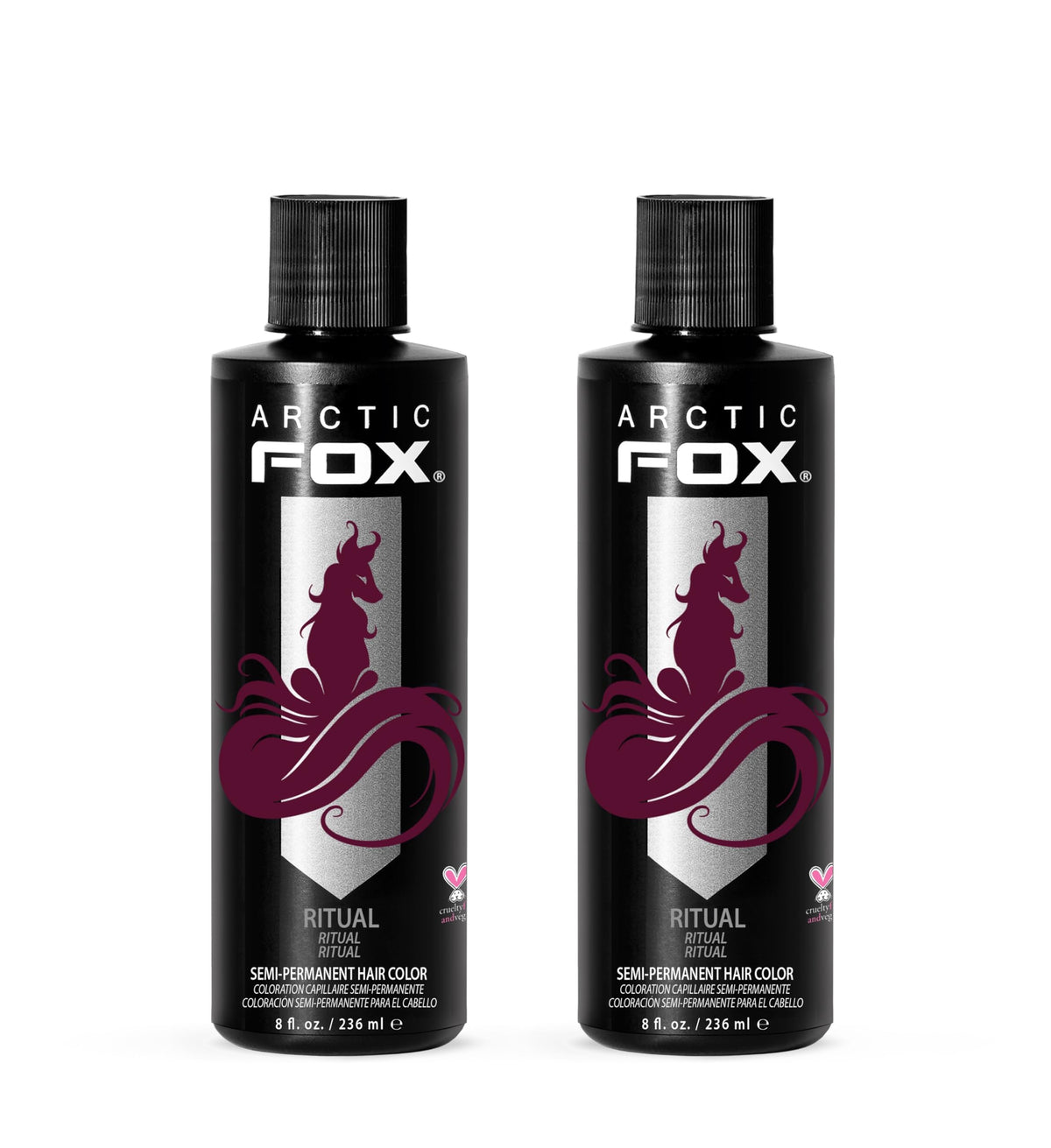 ARCTIC FOX colorant cheveux Bordeaux bouteille, pigmentation riche et longue tenue.