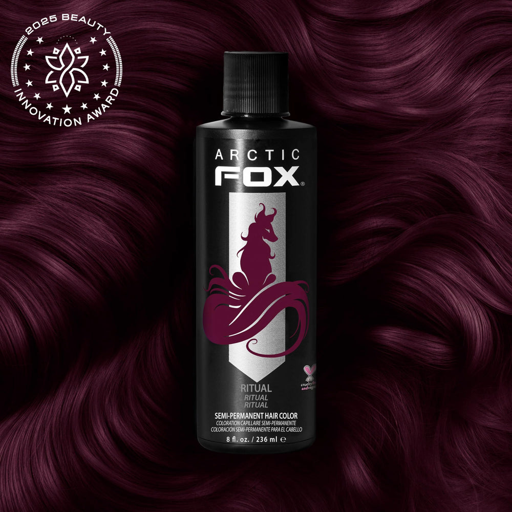 ARCTIC FOX nuancier Bordeaux montrant une teinte personnalisable.