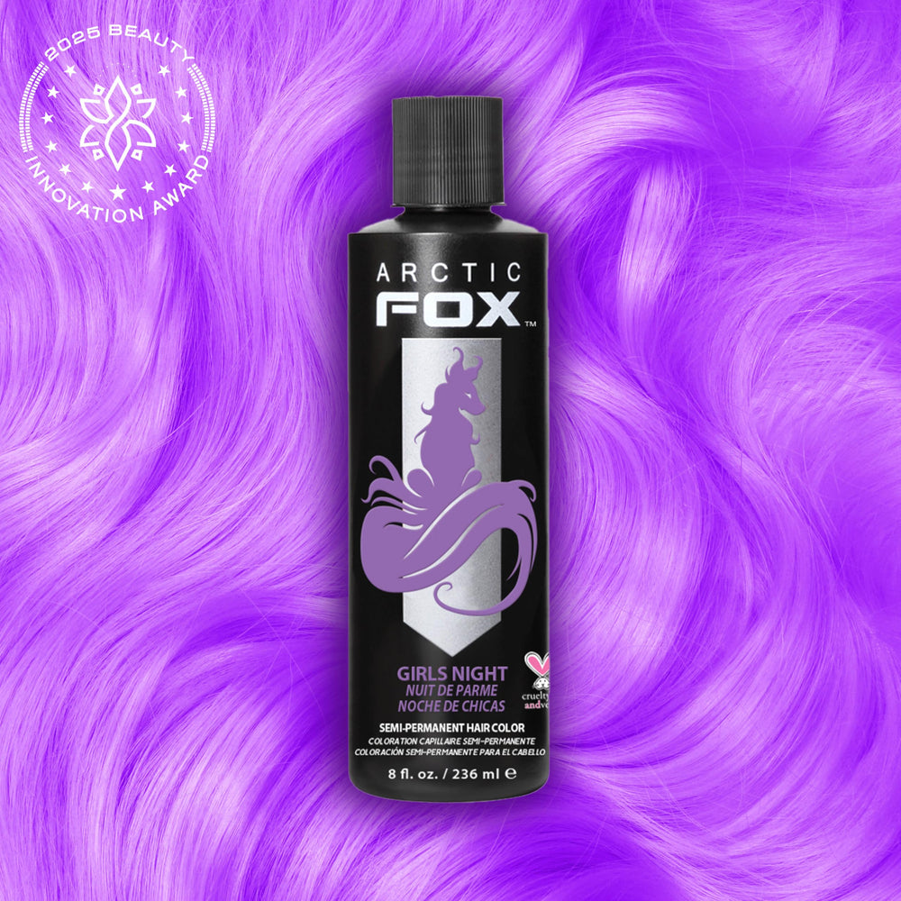ARCTIC FOX Girls Night mélange personnalisé avec Purple AF pour un pastel unique.
