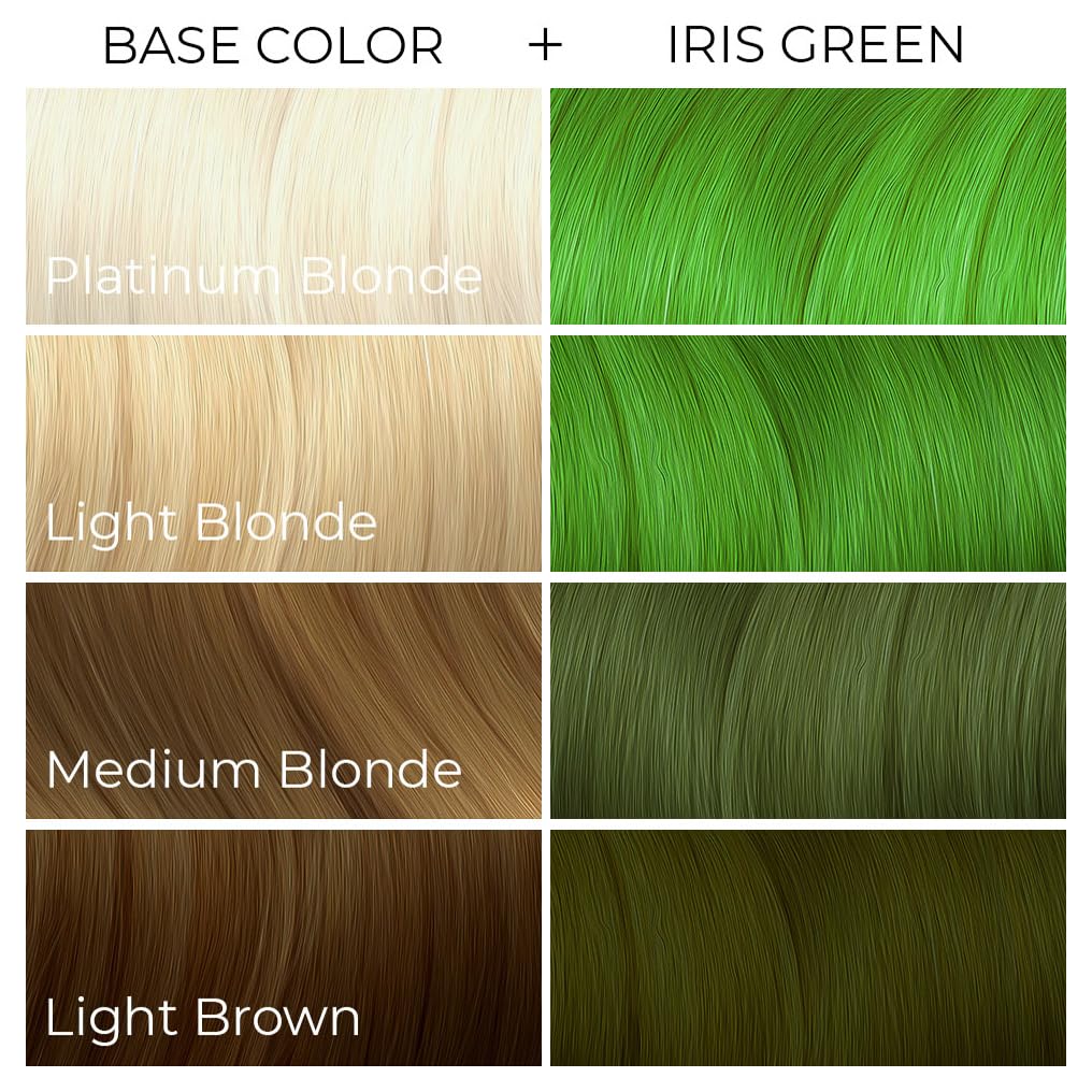 ARCTIC FOX Iris Green — couleur longue durée et bavure réduite.