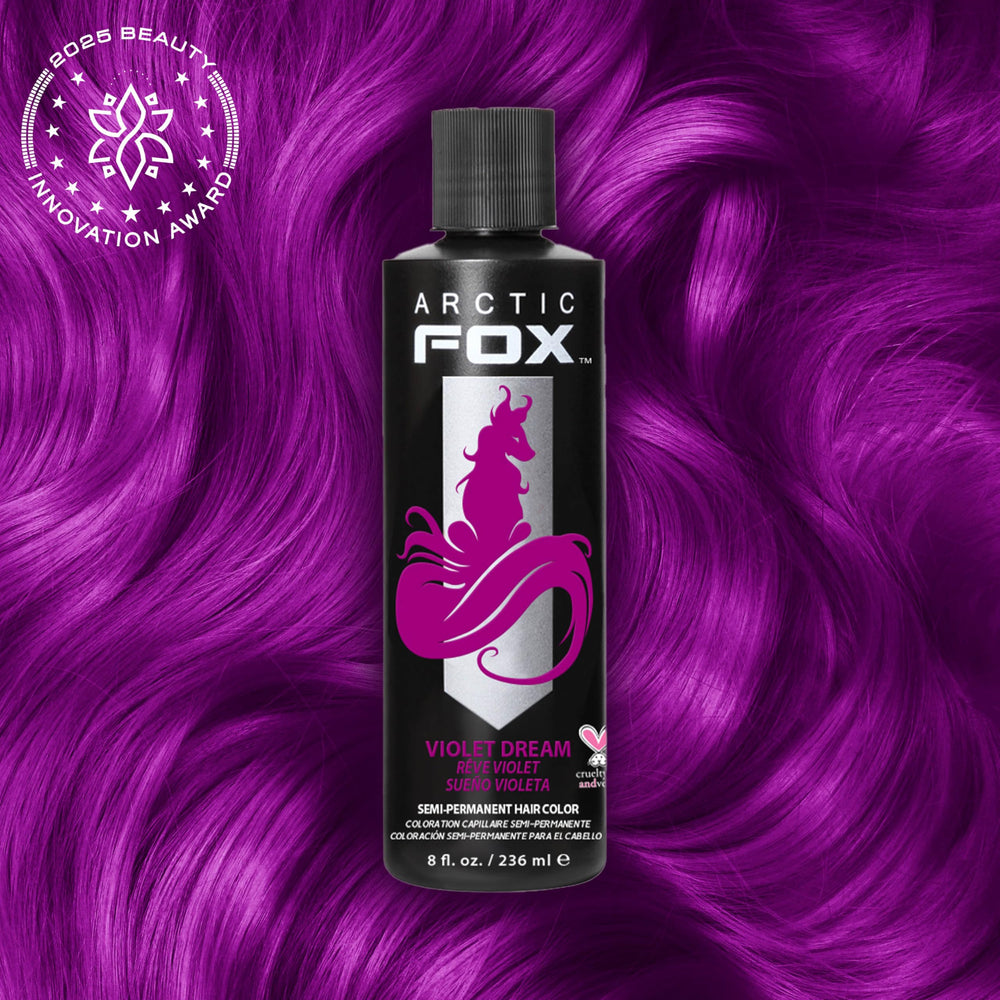ARCTIC FOX Violet Dream — mélange avec Arctic Mist pour des nuances pastel rose ou lavande