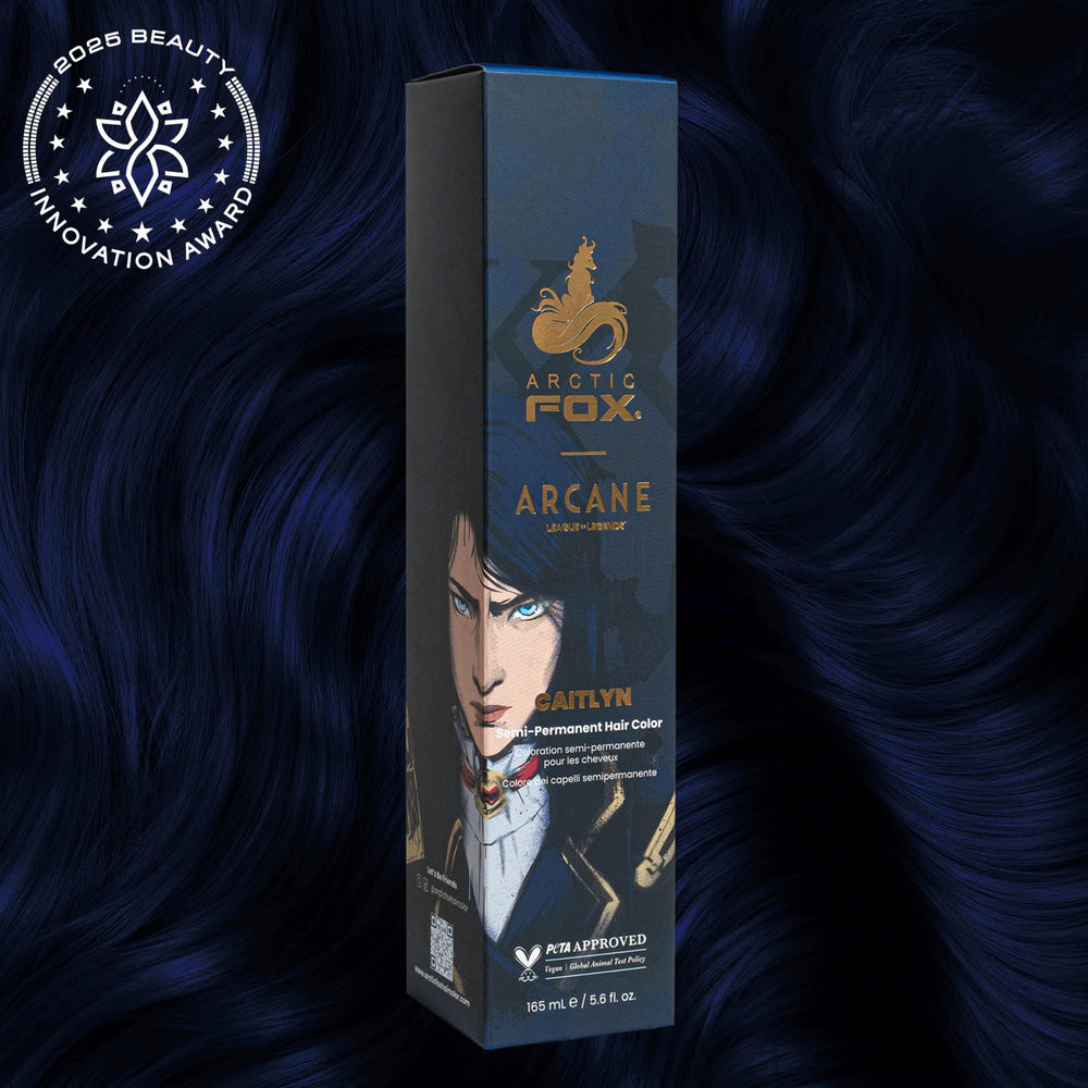 ARCTIC FOX Navy Teinte longue durée pour cheveux clairs et vibrants.
