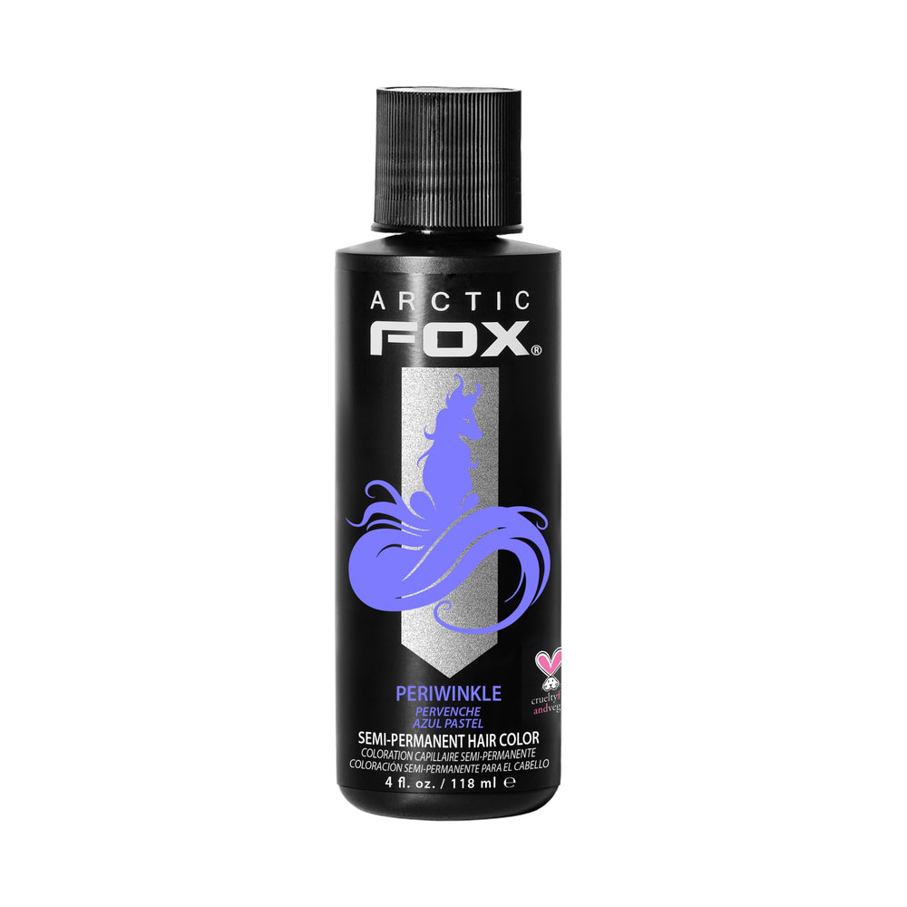 ARCTIC FOX Pervenche - bouteille: couleur vegan douce et lumineuse pour cheveux