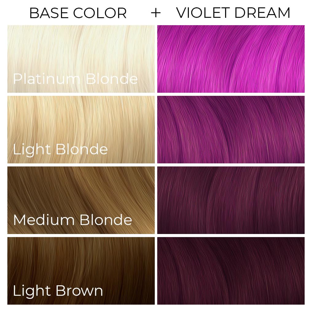 ARCTIC FOX Violet Dream — sans peroxyde, ammoniac, alcool éthylique ni PPD pour une expérience douce
