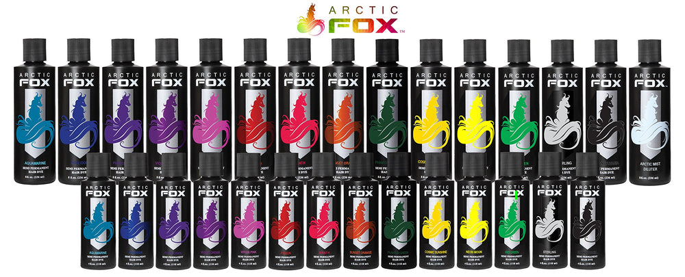 ARCTIC FOX Sterling : résultat couleur longue durée sur cheveux, sans peroxyde.