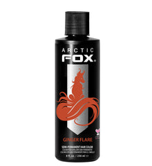 arctic fox teinture vegan orange ginger flare, bouteille pratique et couleur éclatante