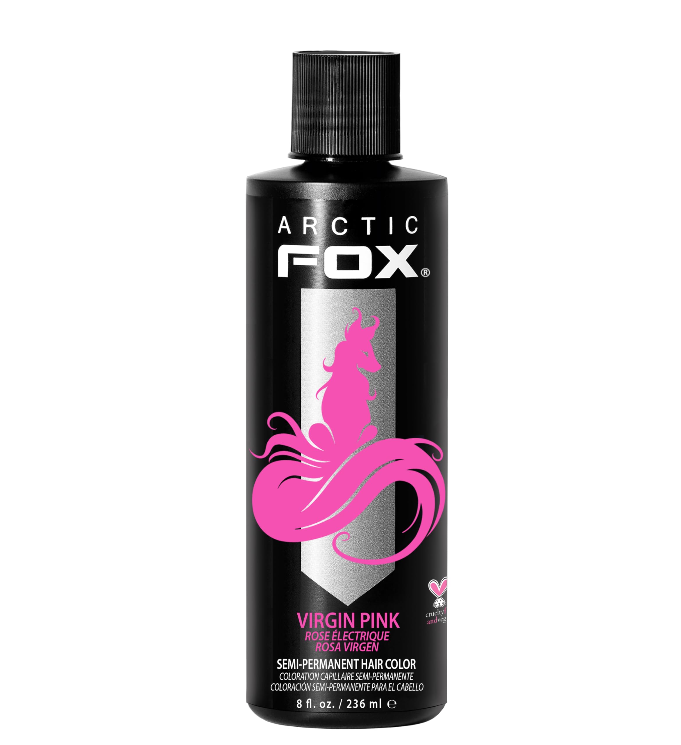 ARCTIC FOX Virgin Pink dans sa bouteille prête à l'application.