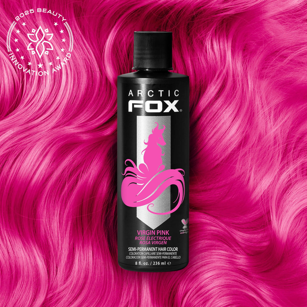 ARCTIC FOX Virgin Pink crème-coloration, application facile pour un rendu homogène.