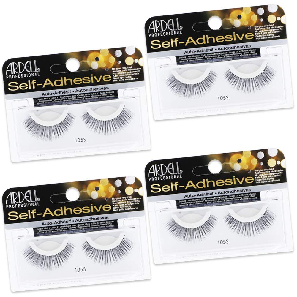 Cils Ardell 105S auto-adhésifs, ensemble pratique et facile à porter.