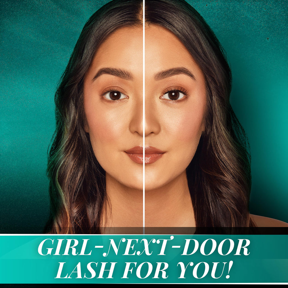 Ardell 110 lightweight strip lashes deliver comfortable all-day wear.