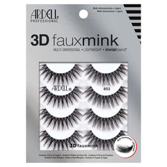 Ardell 3D Faux Mink 853 — bande invisible pour une application discrète et confortable.