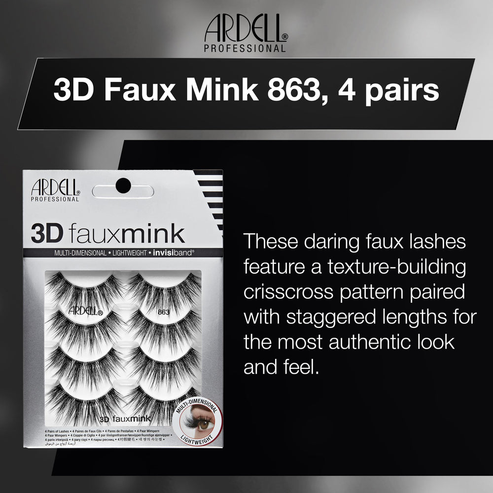 Ardell 3D Faux Vison 863 – légèreté et confort pour une journée entière.