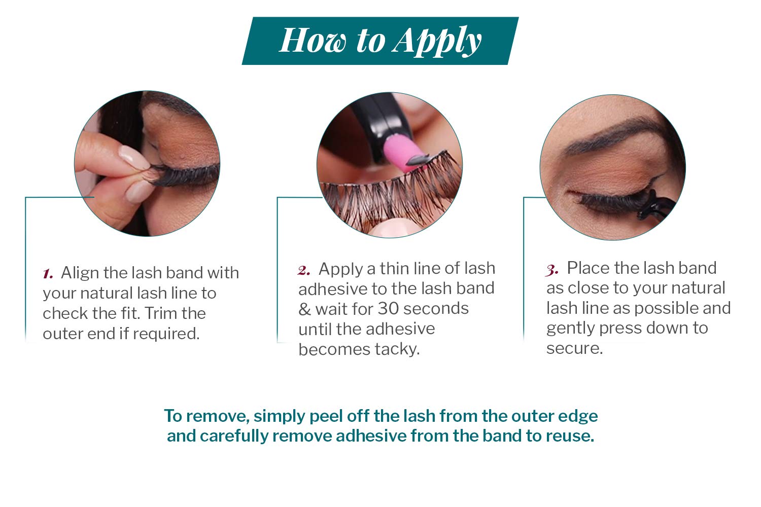 Ardell 4 paquets d'extensions réutilisables pour plusieurs looks