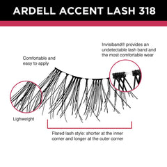 Ardell Accent Lashes 318 – pose facile pour un regard élégant et discret.