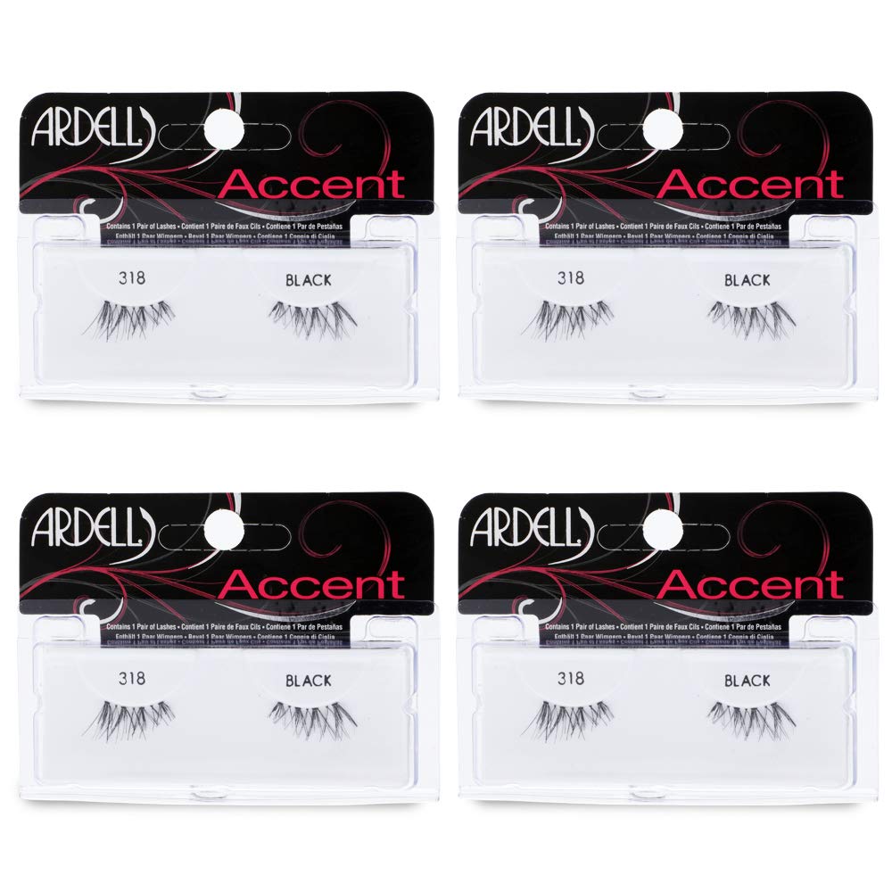 Ardell Accent Lashes 318 – pointe extérieure naturelle pour un regard défini.