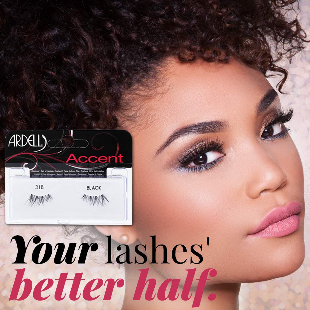 Ardell Accent Lashes 318 – regard naturel grâce à une application légère et confortable.