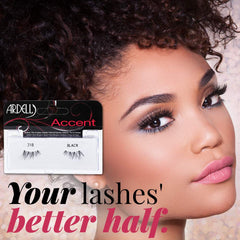 Ardell Accent Lashes 318 – regard naturel grâce à une application légère et confortable.