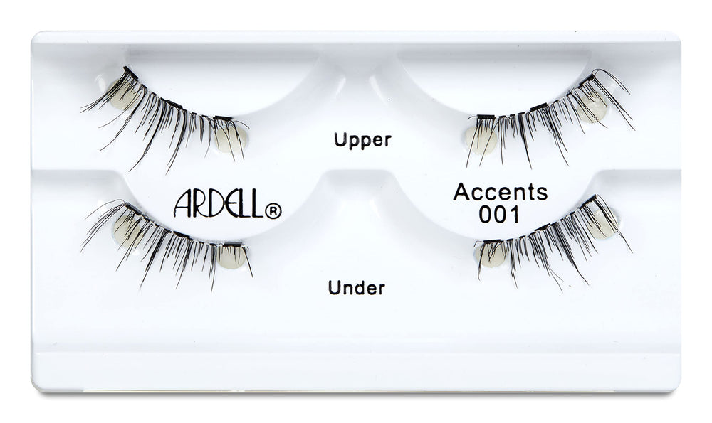 Ardell Accent Magnétique 001 – paire inférieure apportant équilibre et finition légère.