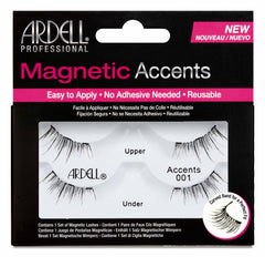 Ardell Accent Magnétique 001 – paire supérieure pour un regard défini et naturel.