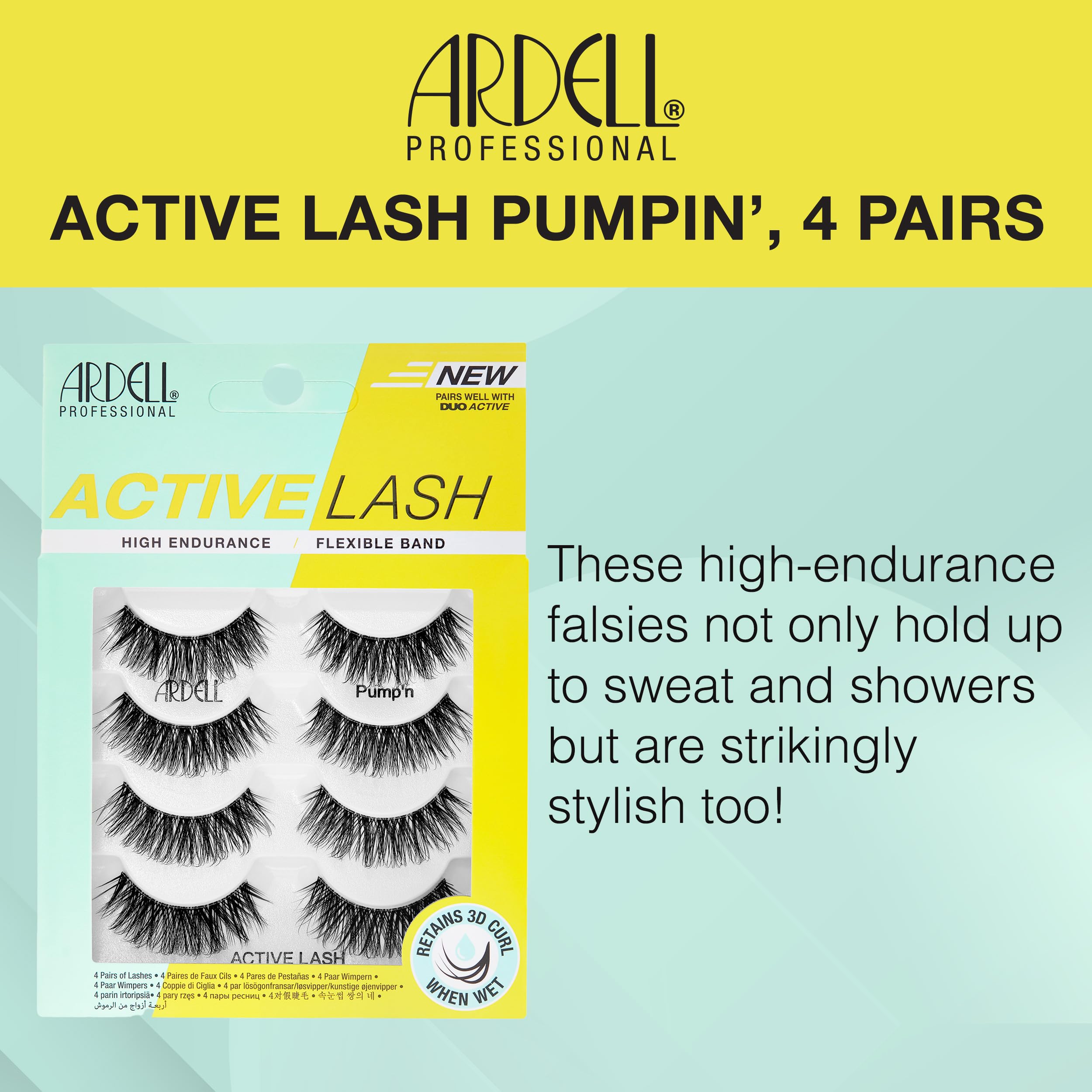Ardell Active Lash Pump’n texture croisée profondeur naturelle des cils