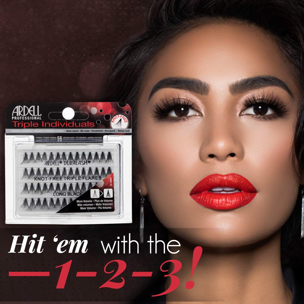 Application facile des cils Ardell triples individuels pour un look personnalisable