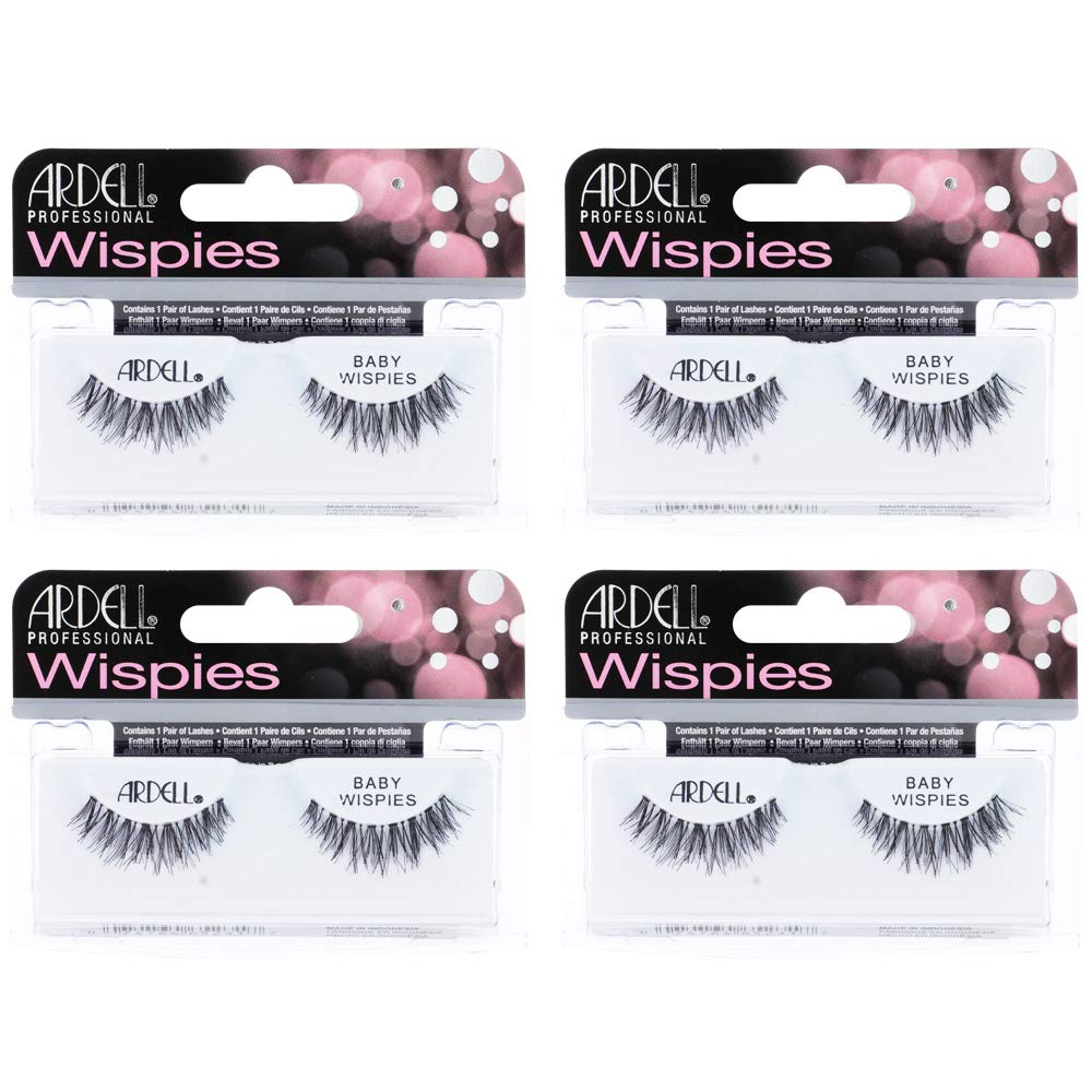Ardell Baby Wispies Noir – ensemble de 4 paires pour un regard naturel et subtil