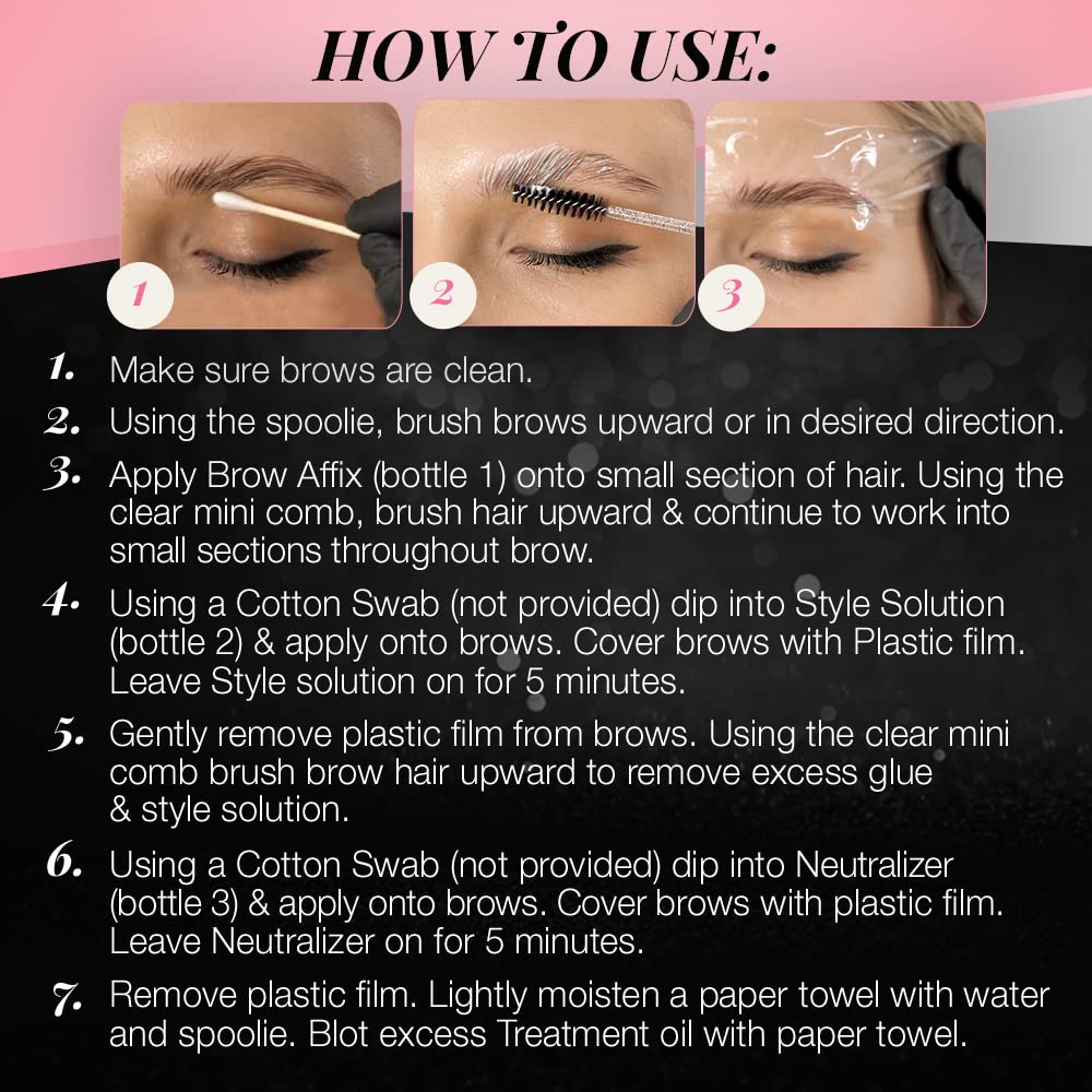 Ardell Brow Lamination Kit full brows look after treatment