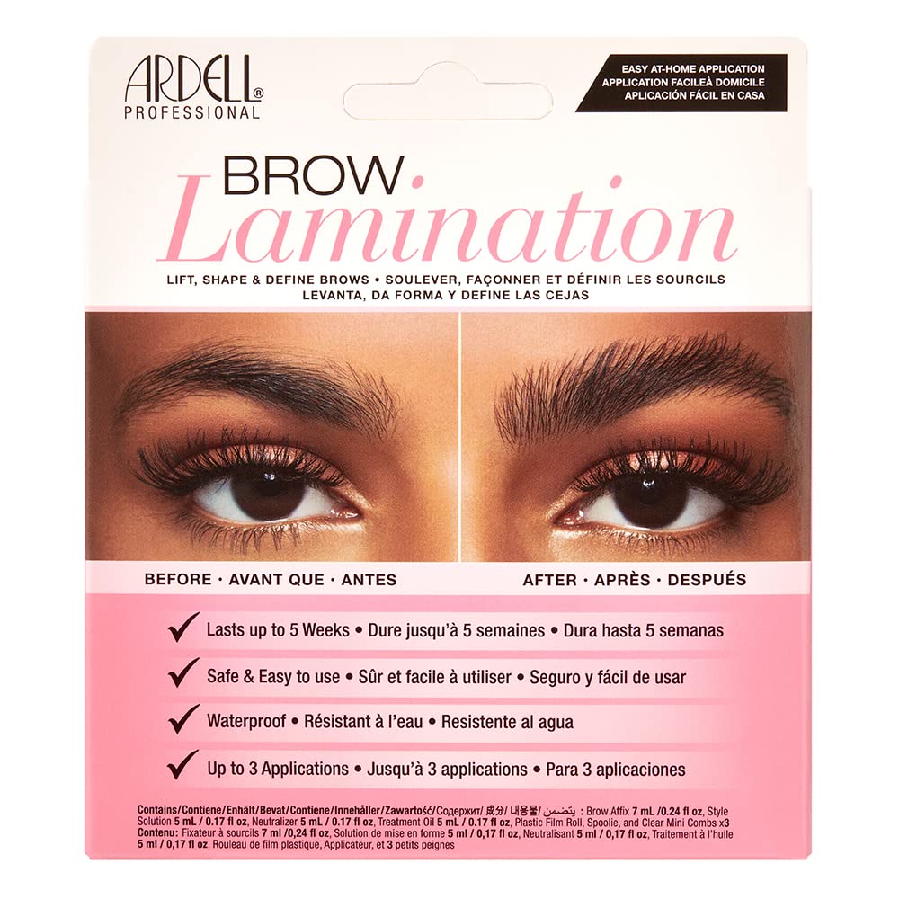 Ardell Brow Lamination Kit perming solution bottle for salon-grade lift at home
