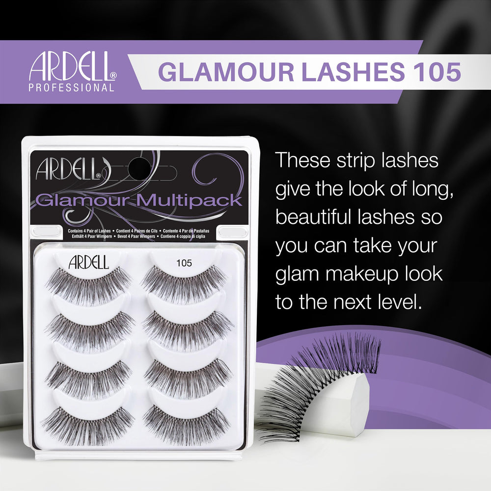 Ardell Cils Glamour Ensemble Quatre-Paires pour un regard naturel au quotidien.
