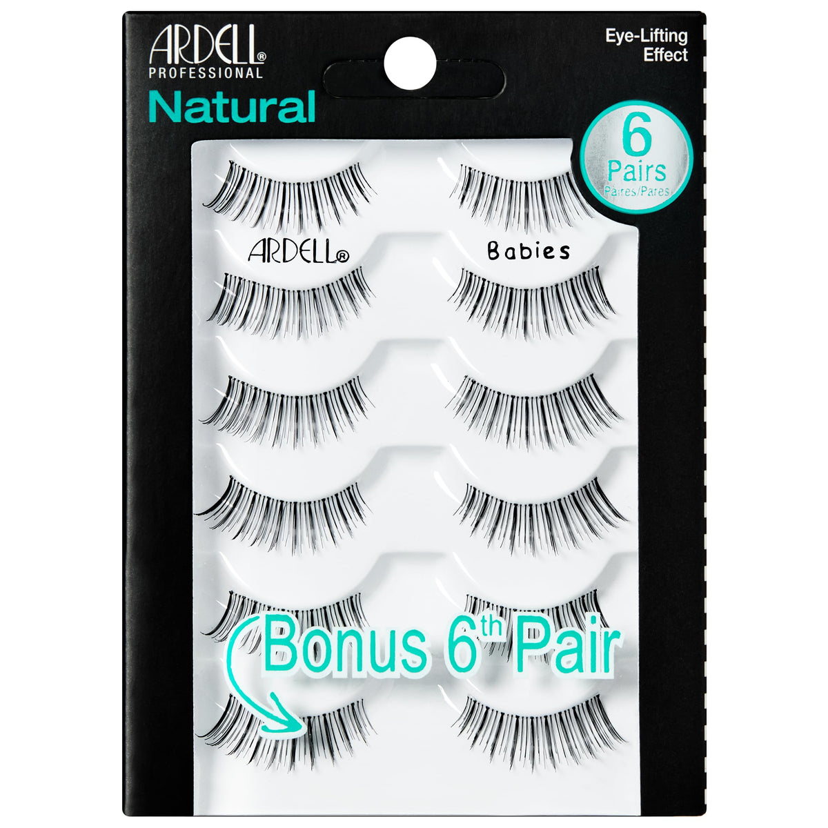 Ardell Cils faux Naturels Babies Black, regard naturel et léger