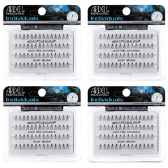 Ardell Cils individuels en grappes courtes marron pour un look naturel.