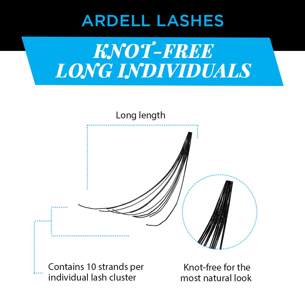 Cils Ardell longs réutilisables jusqu'à six semaines avec rangement adapté.