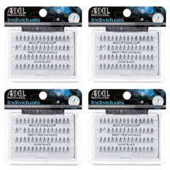 Cils Ardell individuels short noir ensemble 4 pack, look naturel et léger.