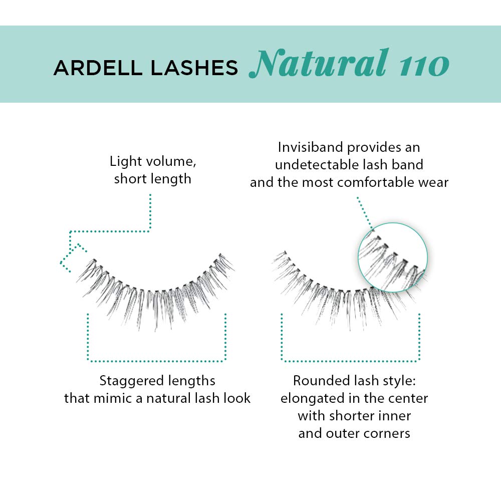 Ardell Cils Naturels 110, tenue résistante à l'eau pour tous les jours.