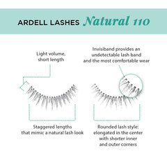 Ardell Cils Naturels 110, tenue résistante à l'eau pour tous les jours.