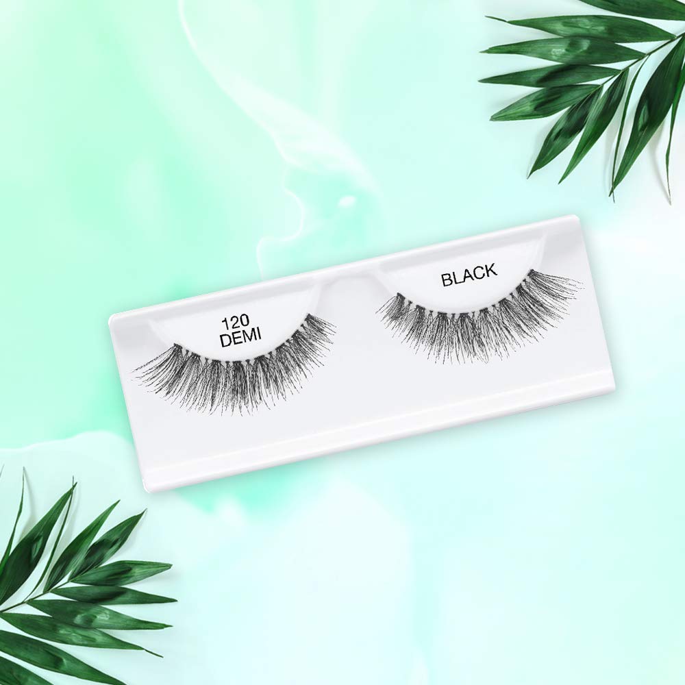 Ardell Cils Naturels 120 Noir, bande invisible pour confort discret.