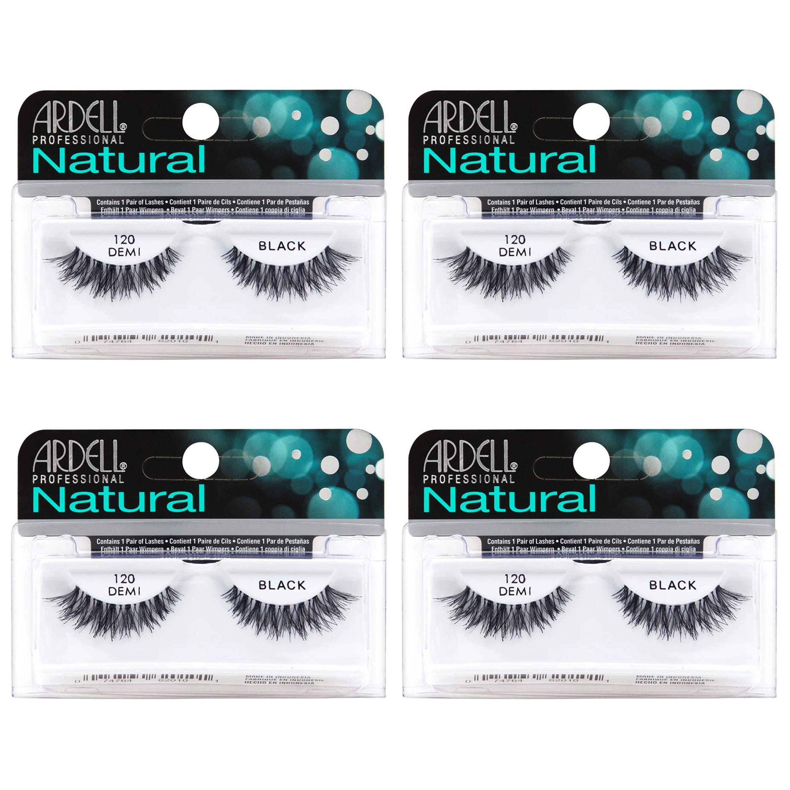 Ardell Cils Naturels 120 Noir, bande réutilisable, look discret et quotidien.