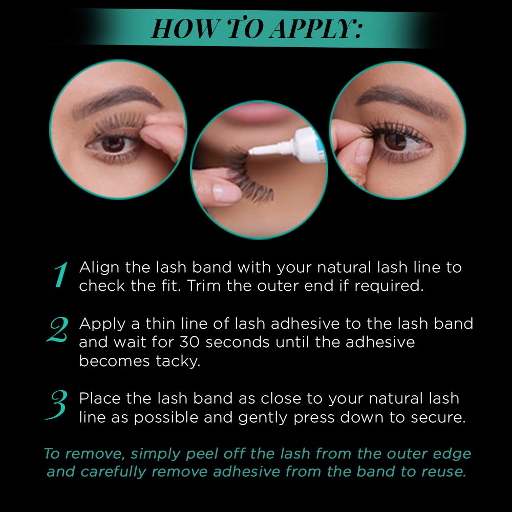 Ardell Cils Naturels 120 Noir, utilisation aisée au quotidien pour volume naturel.