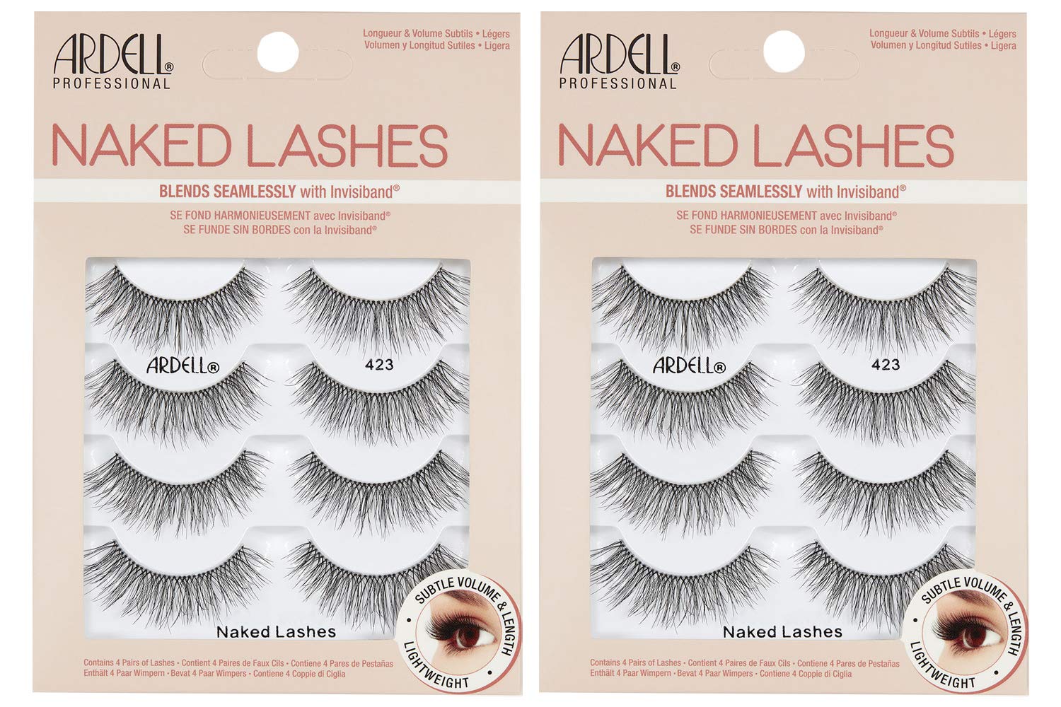 Cils Ardell Naked Lashes 423, look naturel idéal pour le quotidien