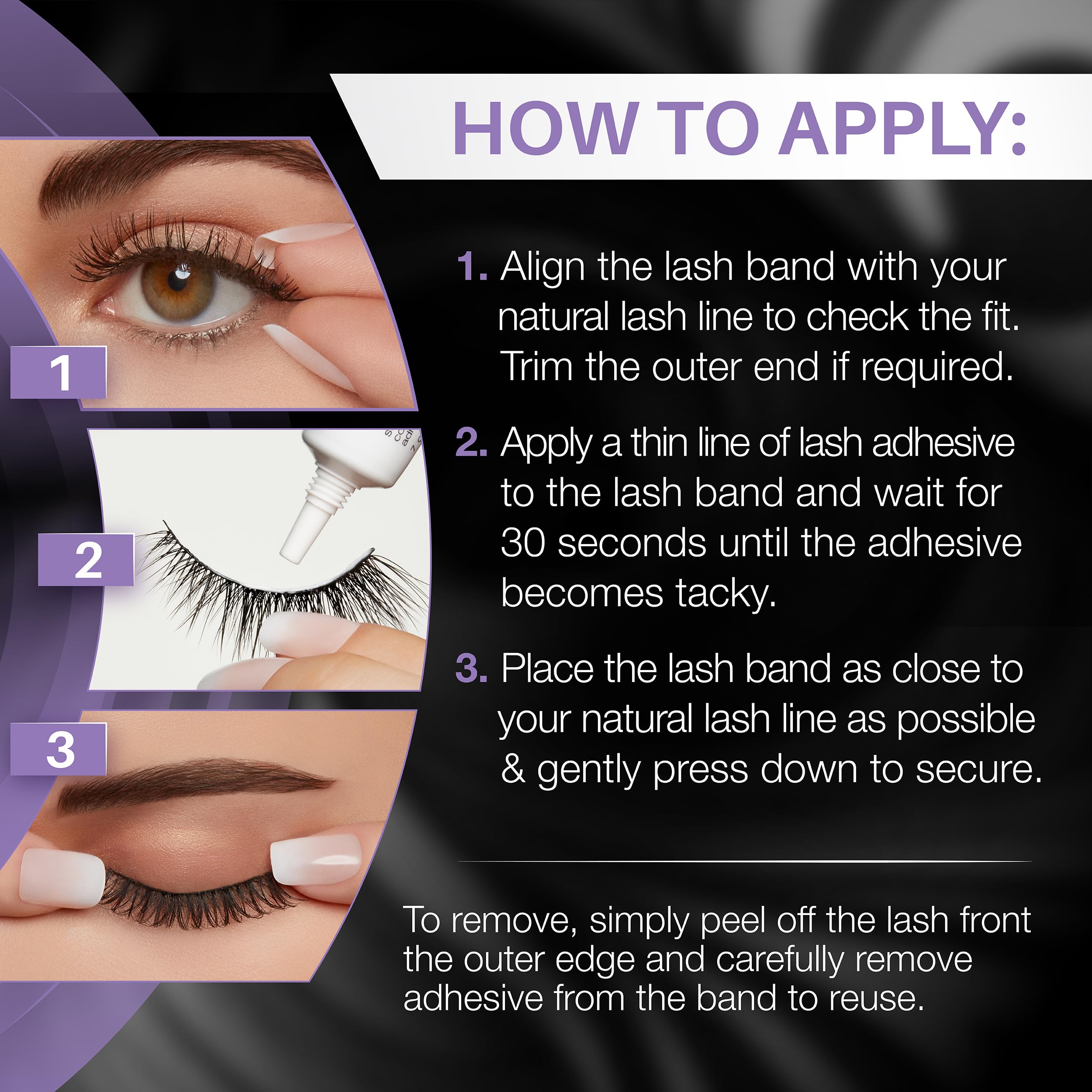 Ardell Cils Pour Occasions Spéciales pour un effet sophistiqué le soir.