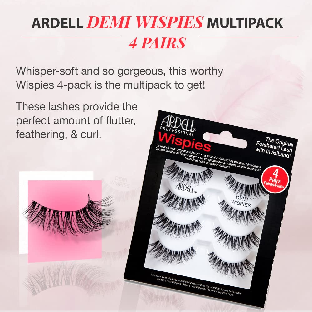 Ardell Demi Wispies: application rapide avec bande légère