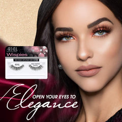 Ardell Demi Wispies noir, effet plume pour un regard plus volumineux et léger.