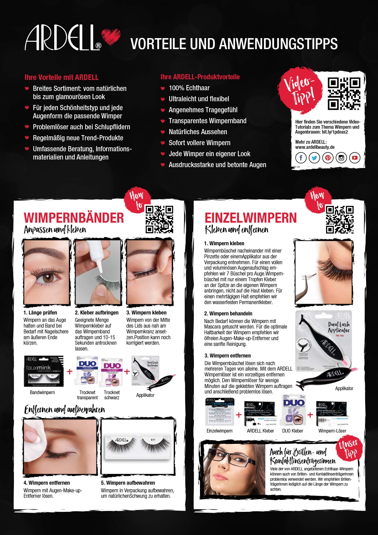 Ardell Demi Wispies Noires – regard jour et nuit polyvalent