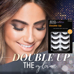 Ardell Double Up 204, longueur extérieure plus longue pour intensifier l’œil.