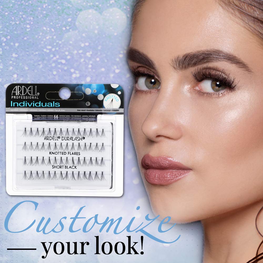 Ensemble extensions cils individuels Ardell, rendu volumineux et naturel.