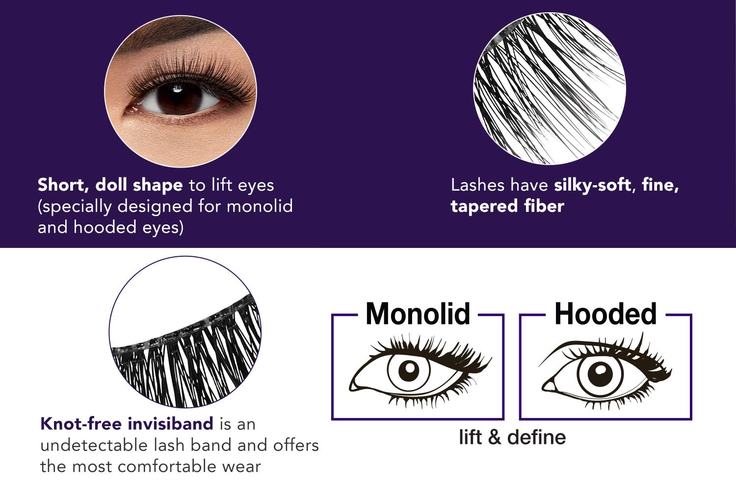 Ardell Extension FX L Curl: fabriqué aux États‑Unis et non testé sur les animaux