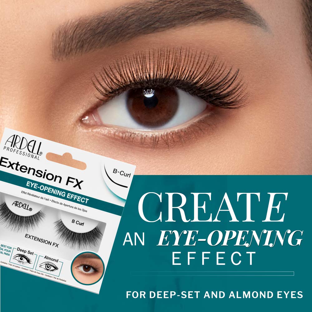Ardell extensions de cils FX B-Curl pour regard volumisé et léger