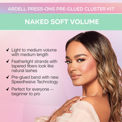 Cils Ardell extensions sous-cils, bandes invisibles pour un fini discret