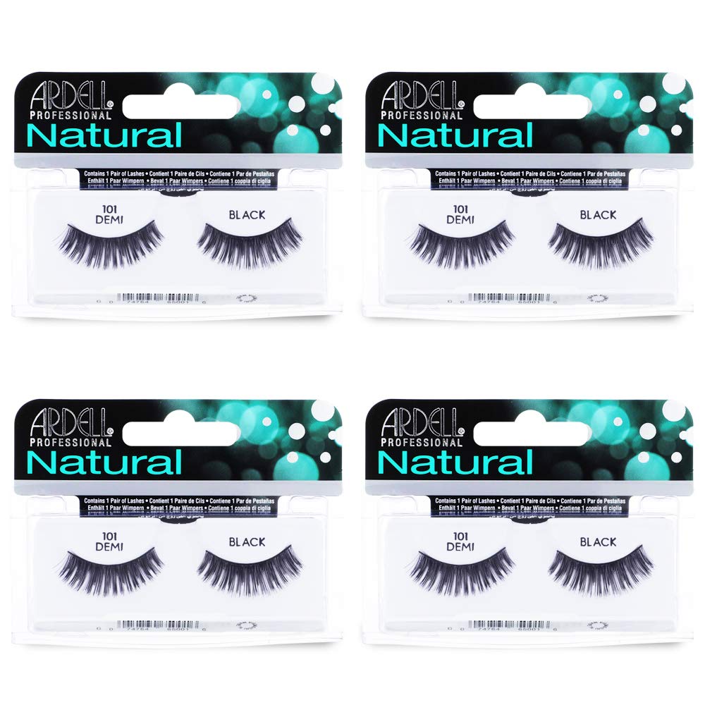 Ardell 101 Demi Noir : gros plan sur les cils pour un regard naturel et défini.