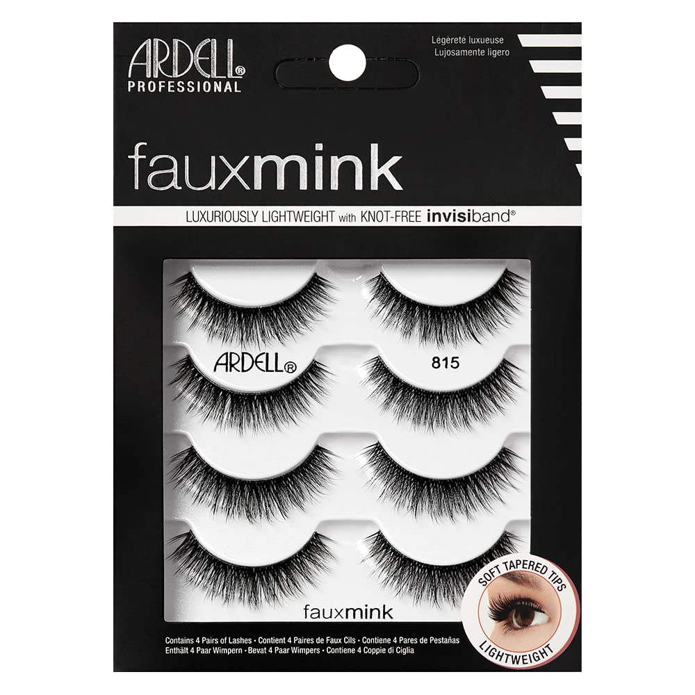 Ardell Faux Mink 815 – cils naturels pour un regard discret et élégant.
